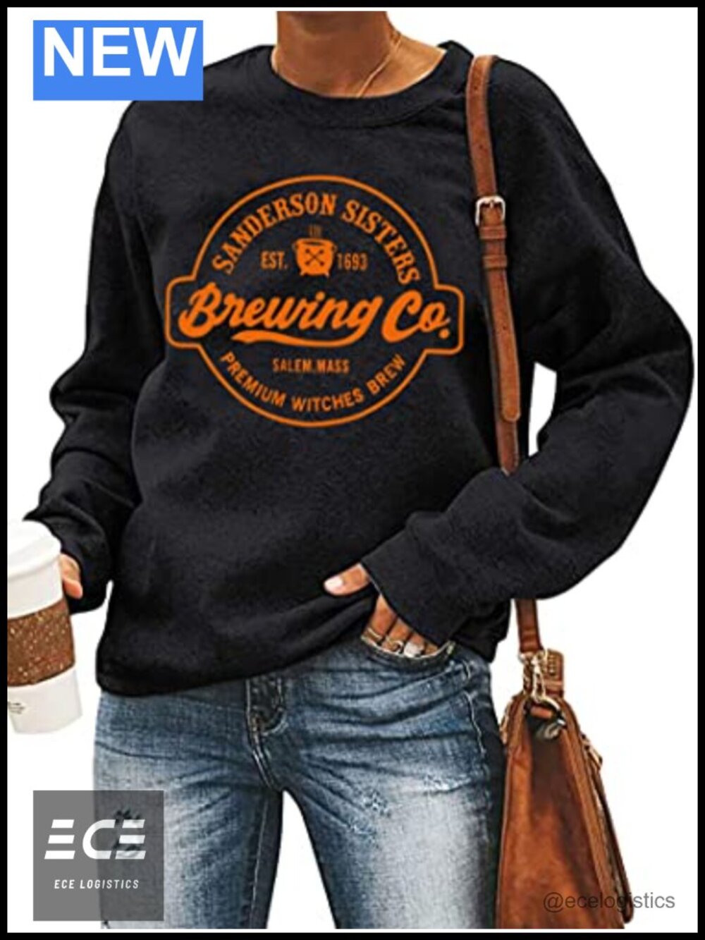Halloween Squad Sweatshirt Womens Hocus Pocus Long Sleeve Pullover